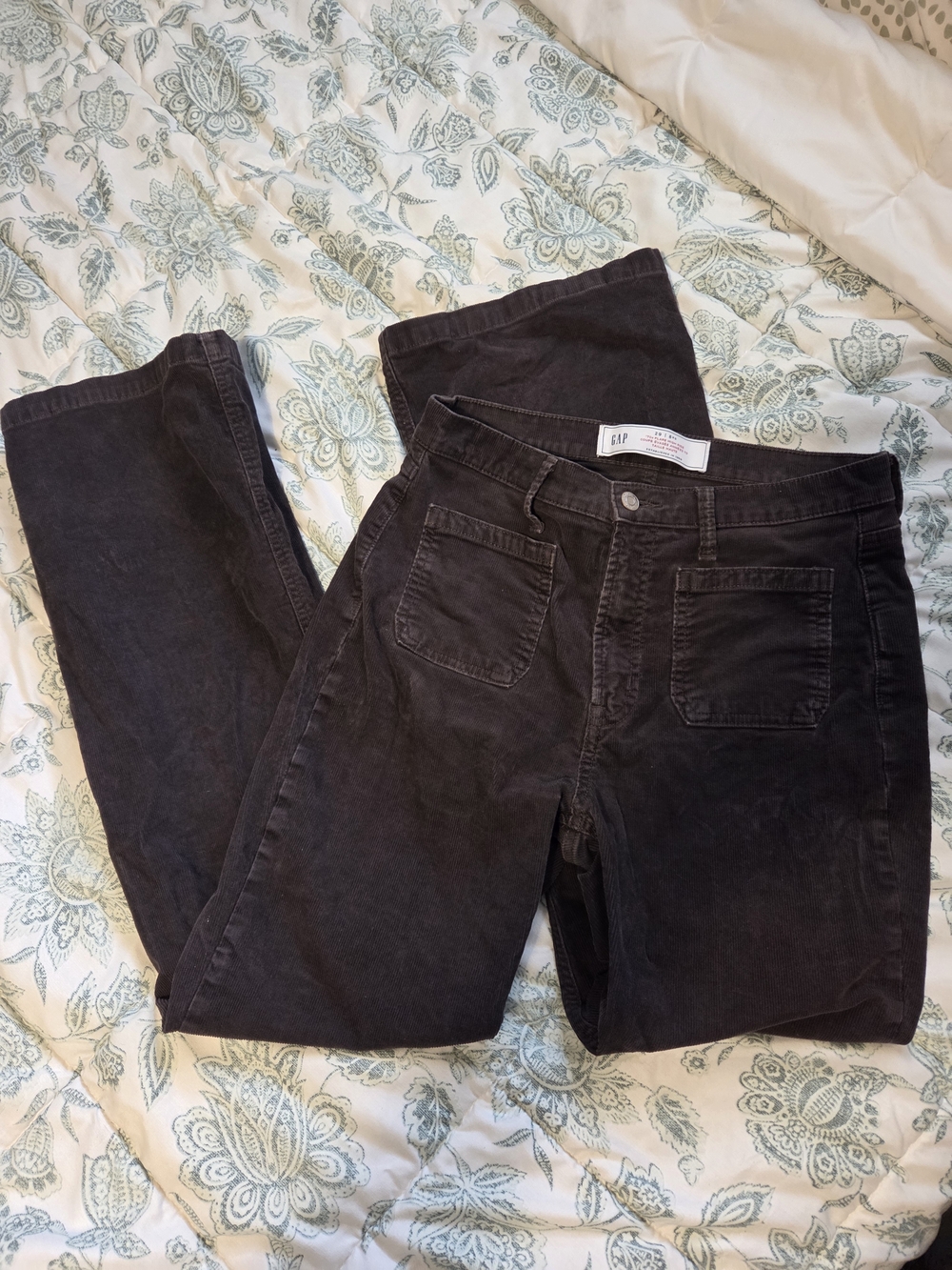 GAP Dark Brown Corduroy Flares